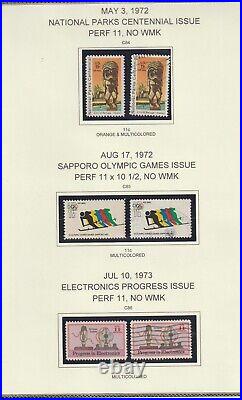 United States Specialized Air Mail Collection, Mnh & Used Vf 1972 1989