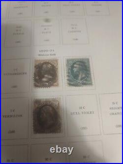 United States Stamp Collection In 1944 National Scott Album. 1873 Forward. HCV