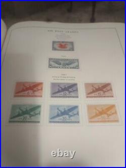 United States Stamp Collection In 1944 National Scott Album. 1873 Forward. HCV