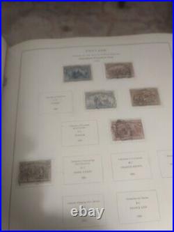 United States Stamp Collection In 1944 National Scott Album. 1873 Forward. HCV