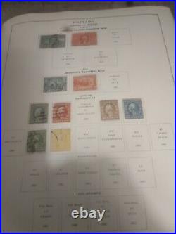 United States Stamp Collection In 1944 National Scott Album. 1873 Forward. HCV