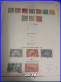 United States Stamp Collection In 1944 National Scott Album. 1873 Forward. HCV