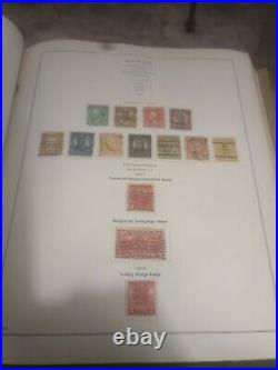 United States Stamp Collection In 1944 National Scott Album. 1873 Forward. HCV