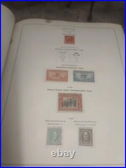 United States Stamp Collection In 1944 National Scott Album. 1873 Forward. HCV