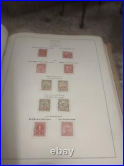 United States Stamp Collection In 1944 National Scott Album. 1873 Forward. HCV