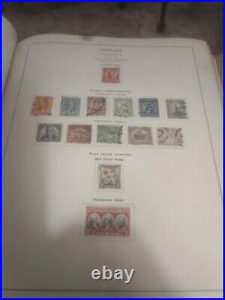 United States Stamp Collection In 1944 National Scott Album. 1873 Forward. HCV