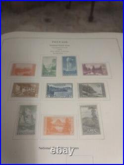 United States Stamp Collection In 1944 National Scott Album. 1873 Forward. HCV