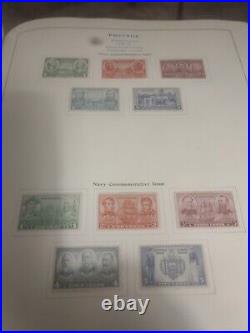 United States Stamp Collection In 1944 National Scott Album. 1873 Forward. HCV