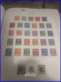 United States Stamp Collection In 1944 National Scott Album. 1873 Forward. HCV