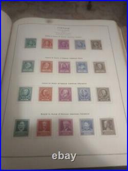 United States Stamp Collection In 1944 National Scott Album. 1873 Forward. HCV