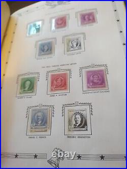 United States Stamp Collection In 1959 Grossman Stamp Album. Lots Of Great Ones