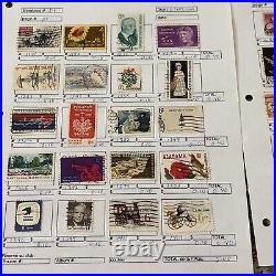 United States Stamps Lot On Boisbriand Auction Pages, Many Are Nearly Full #2