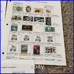 United States Stamps Lot On Boisbriand Auction Pages, Many Are Nearly Full #2