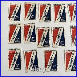 Us Airmail Stamps Lot Pan American Games, Postal Union, Eagle #4