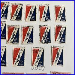 Us Airmail Stamps Lot Pan American Games, Postal Union, Eagle #4