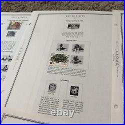Us Stamps Lot On Scott Album Pages Presidents, Christmas, Definitives & More #43
