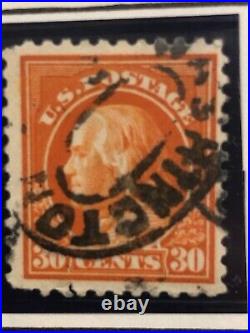 Us old stamp lot. 1917-19 (13) pieces