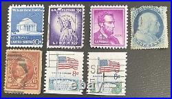 Us stamps collections lot 19th and 20th century cancelled