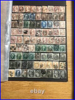 Us stamps collections lot Very Old 1851-1903 Almost 900 In All 10s K Book Value