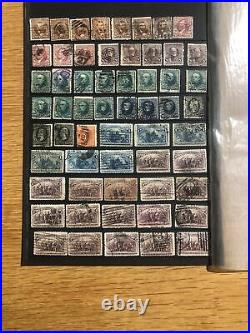 Us stamps collections lot Very Old 1851-1903 Almost 900 In All 10s K Book Value