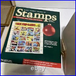 Used Stamp Box Lot. 13 1/2 X 9 1/2 X 5 Box Over 4 Lbs