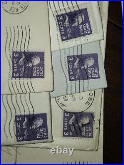 Used Vintage U S. Small Stamp Lot