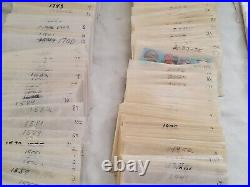 VINTAGE POSTAGE STAMPS LOT OF 2500+ SCOTT SERIES MOSTLY CANCELLED 1c-FOREVER