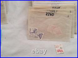 VINTAGE POSTAGE STAMPS LOT OF 2500+ SCOTT SERIES MOSTLY CANCELLED 1c-FOREVER