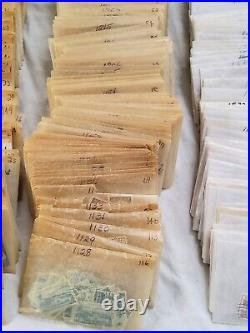 VINTAGE POSTAGE STAMPS LOT OF 2500+ SCOTT SERIES MOSTLY CANCELLED 1c-FOREVER