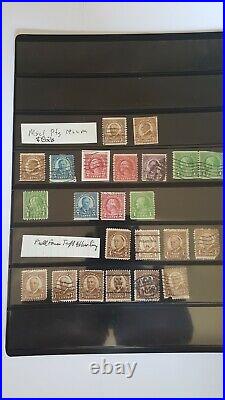 Very Very old us Stamps Lot 12 PAGES