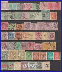 Victoria 57no. Mint & used different stamps (1850-1914) (CV $391)