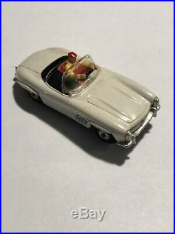Vintage Aurora Vibrator Slot Car Lot Jaguar and Mercedes with Stamped Chassis