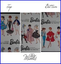 Vintage Barbie Doll Blonde Swirl Ponytail MINT with Green Ear Box StampedInsert