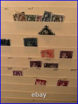 Vintage Belgium Stamp Lot Of 300+ Stamps