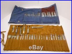 Vintage Craftool Crafttool Leather Craft Tool Stamps Swivel Knives lot of 76