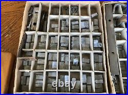 Vintage Kingsley Hot Foil Stamping Machine Type Set Lot Heats As-is