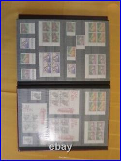 Vintage LOT STAMPS & BLOCKS Large Album LIECHTENSTEIN Philatelic Collection C7