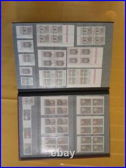 Vintage LOT STAMPS & BLOCKS Large Album LIECHTENSTEIN Philatelic Collection C7