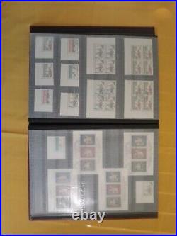 Vintage LOT STAMPS & BLOCKS Large Album LIECHTENSTEIN Philatelic Collection C7