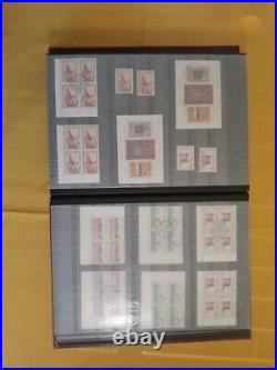 Vintage LOT STAMPS & BLOCKS Large Album LIECHTENSTEIN Philatelic Collection C7