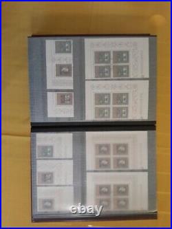 Vintage LOT STAMPS & BLOCKS Large Album LIECHTENSTEIN Philatelic Collection C7