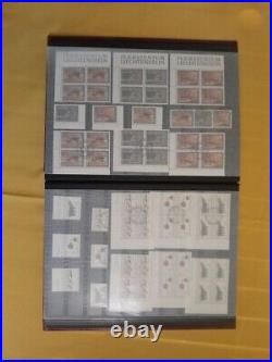 Vintage LOT STAMPS & BLOCKS Large Album LIECHTENSTEIN Philatelic Collection C7