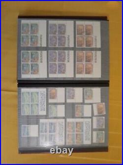 Vintage LOT STAMPS & BLOCKS Large Album LIECHTENSTEIN Philatelic Collection C7