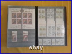 Vintage LOT STAMPS & BLOCKS Large Album LIECHTENSTEIN Philatelic Collection C7