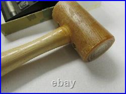 Vintage Leather Carving Working Osborne Tandy Craftool Tools Stamps Mallet Lot
