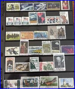 Vintage Lot Of 643 United States Stamp Collection New And Used Stamps