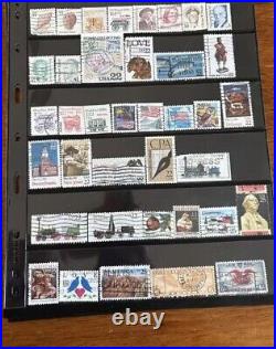 Vintage Lot Of 643 United States Stamp Collection New And Used Stamps