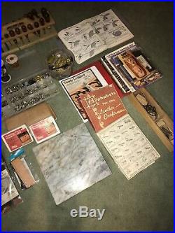 Vintage Lot of Leather Tools & 400+ Accessories Craftool Co
