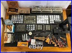 Vintage Lot of Leather Tools & Accessories 200+ Craftool Co. Stamps Dexter awl