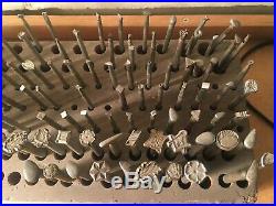 Vintage Lot of Leather Tools & Accessories 217 Craftool Co. Stamps and other mfg